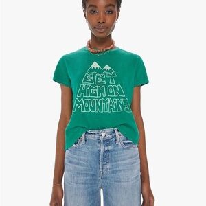 MOTHER Green Graphic Tee - Short Sleeve